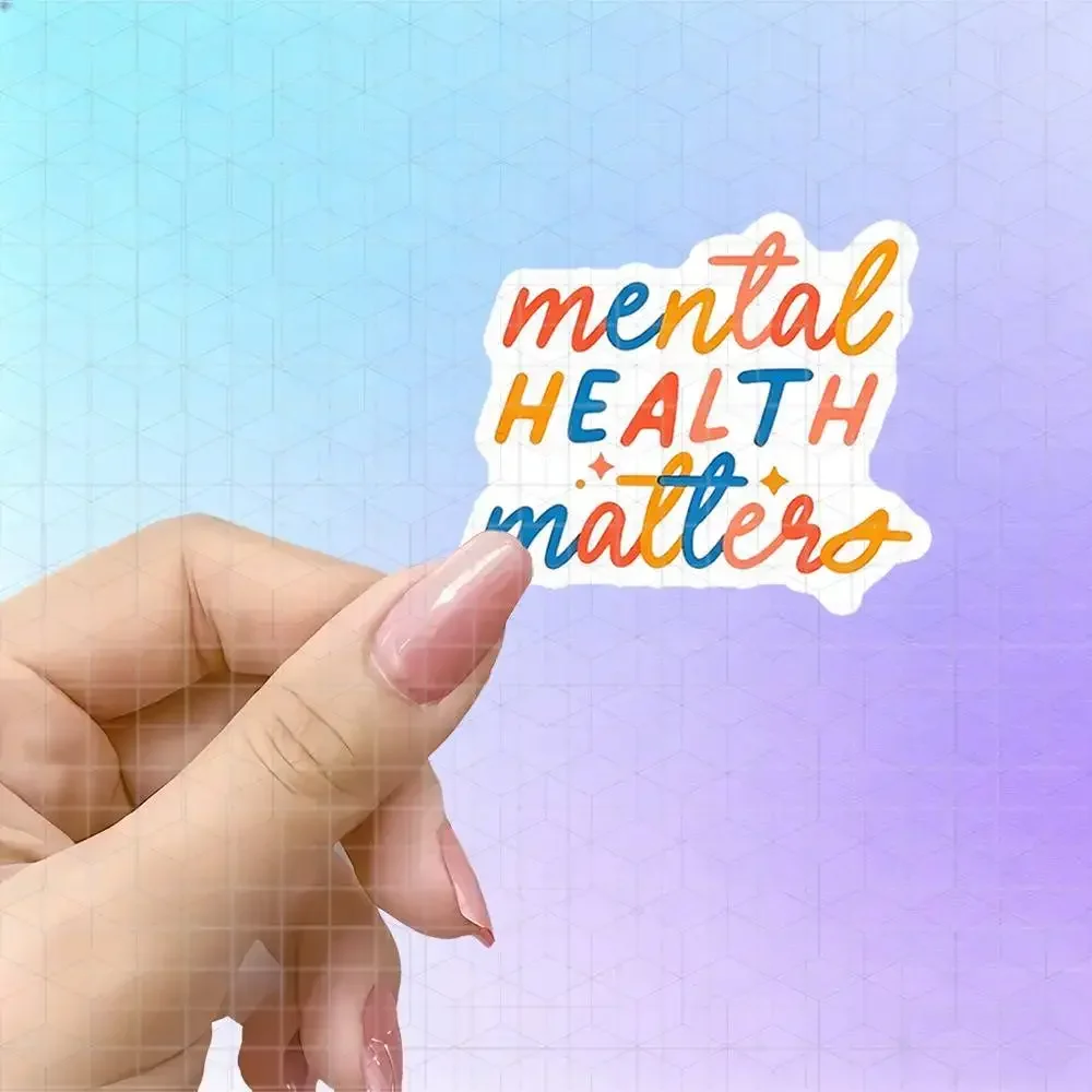 Health Wellness Journal - Zdrowie psychiczne ma znaczenie - pomarańczowo-niebieska
