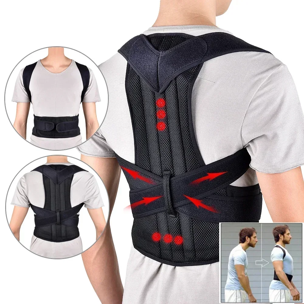 Posture Corrector Back Brace - Regulowany korektor postawy z pasem podtrzymującym